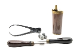"Beautiful Cased Pair of English Travelers Percussion Pistols (AH6543)" - 15 of 15