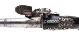 "Beautiful English Flintlock Queen Anne Pistol by Wilson of London Ex. George Nuemann Collection (AH6091)" - 4 of 9