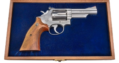 "U.S. BORDER PATROL COMMEMORATIVE SMITH & WESSON 66 COMBAT MAGNUM REVOLVER .357 MAGNUM (L2026-06066)" - Image 1 of 10