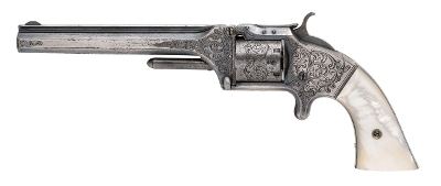 "Beautiful Cased New York Engraved SMith & Wesson Number 2 Army (73134) " - Image 2 of 14
