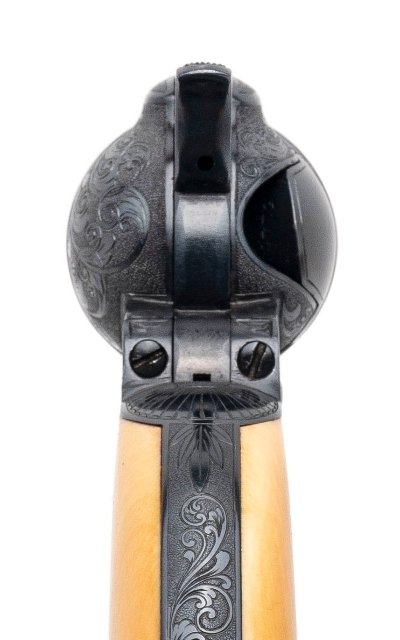 "Beautiful Black Powder Frame Engraved Colt Single Action Army (70984) " - Image 3 of 7