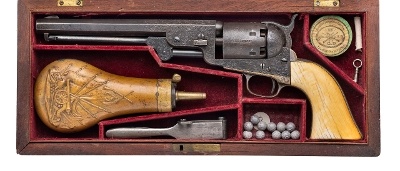 "Factory Engraved Cased Colt 1851 Navy (72205) " - Image 1 of 17