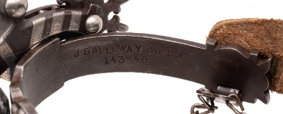 "Jerry Galloway Silver Single Mounted Spurs (MIS70148) CONSIGNMENT" - Image 4 of 8