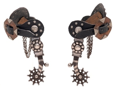 "Jerry Galloway Silver Single Mounted Spurs (MIS70148) CONSIGNMENT" - Image 5 of 8