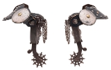 "Jerry Galloway Silver Single Mounted Spurs (MIS70148) CONSIGNMENT" - Image 1 of 8