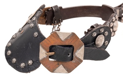 "Jerry Galloway Silver Single Mounted Spurs (MIS70148) CONSIGNMENT" - Image 6 of 8
