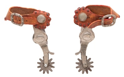 "Crockett Frontier Pattern Spurs (MIS70158) CONSIGNMENT" - Image 1 of 2
