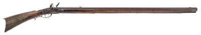 "Massive John Bonewitz Flintlock Bench Kentucky Rifle (AL10262) CONSIGNMENT" - Image 1 of 11