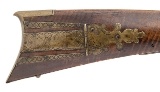 "Massive John Bonewitz Flintlock Bench Kentucky Rifle (AL10262) CONSIGNMENT" - Image 8 of 11
