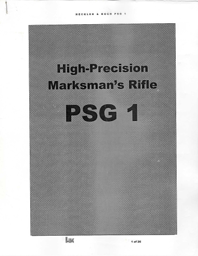 "Rare! Heckler & Koch PSG1 Sniper Rifle 7.62 NATO (L2025-09539)" - Image 10 of 11