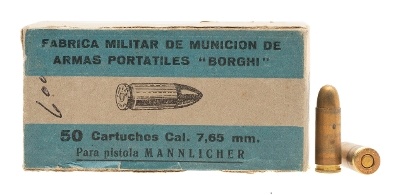 "Fabrica Militar 7.65 mm 50 Rounds (AM1986)" - Image 1 of 2