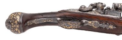 "Beautiful High Relief Embellished Flintlock Horse Pistol by Antoine Prion (71129) Consignment " - Image 8 of 9
