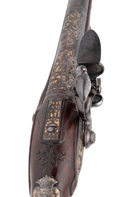 "Beautiful High Relief Embellished Flintlock Horse Pistol by Antoine Prion (71129) Consignment " - Image 5 of 9