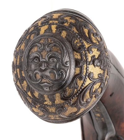 "Beautiful High Relief Embellished Flintlock Horse Pistol by Antoine Prion (71129) Consignment " - Image 9 of 9
