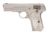 "Nickel Colt 1908 Semi-Automatic 380 W/ Pearl Grips (L2026-02163) " - 2 of 6