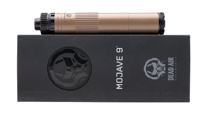 "(SN: MJ9-320215) DEAD AIR MOJAVE 9 FDE SUPPRESSOR 9MM (L2026-07530) NEW" - Image 1 of 3