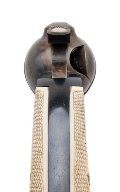 "Colt Single Action Army Bisley Model W/ Checkered Ivory Grips (D2026-00833)(DTX)" - Image 3 of 7