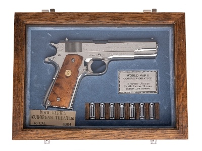"COLT WORLD WAR II COMMEMORATIVE EUROPEAN THEATER OF OPERATIONS 1911A1 PISTOL .45 AUTO (D2026-00855)(DTX)" - Image 9 of 11