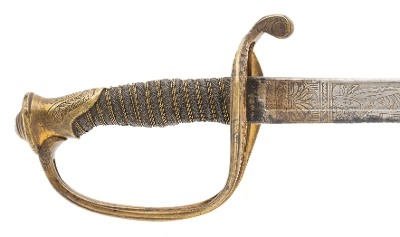 "U.S. Model 1850 Foot Officers Sword (SW1541)" - Image 3 of 8