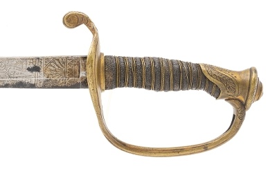 "U.S. Model 1850 Foot Officers Sword (SW1541)" - Image 8 of 8