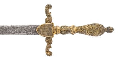 "U.S. Model 1840 Medical Staff Sword (SW1889)" - Image 3 of 6
