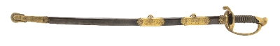 "Presentation Grade US model 1850 Foot Officer Sword (SW1384)" - Image 3 of 6