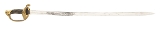 "Presentation Grade US model 1850 Foot Officer Sword (SW1384)" - Image 1 of 6