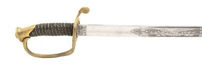 "Presentation Grade US model 1850 Foot Officer Sword (SW1384)" - Image 6 of 6