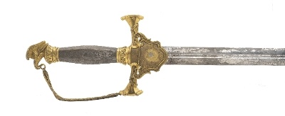 "Beautiful Ames Militia Officer Presentation Sword to Captain L Lambert (SW1316)" - Image 8 of 8