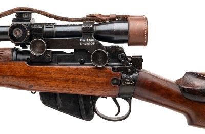 "WWII British No.4 Mk.I (T) Sniper Rifle .303 British (L2026-06612)" - Image 8 of 15