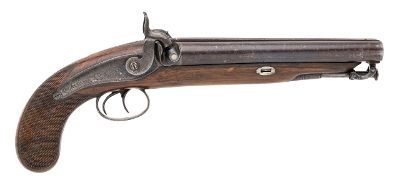 "Double Cased Pair of Double Barrel Percussion Pistols by Rabone Brothers & Company (65337)" - Image 10 of 24