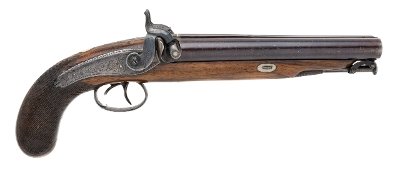 "Double Cased Pair of Double Barrel Percussion Pistols by Rabone Brothers & Company (65337)" - Image 2 of 24