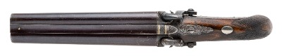 "Double Cased Pair of Double Barrel Percussion Pistols by Rabone Brothers & Company (65337)" - Image 15 of 24
