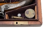 "Double Cased Pair of Double Barrel Percussion Pistols by Rabone Brothers & Company (65337)" - Image 24 of 24