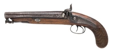 "Double Cased Pair of Double Barrel Percussion Pistols by Rabone Brothers & Company (65337)" - Image 12 of 24