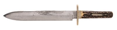 "Giant George Wostenholm &Son Bowie Knife (MIS3424)" - Image 2 of 2