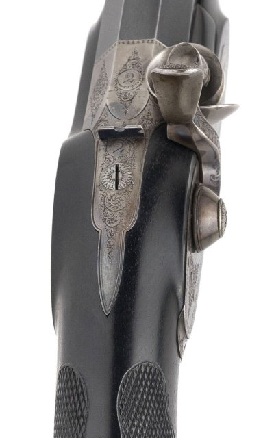 "Beautiful Cased Pair of Precussion Target Pistols by Guyot (72457) " - Image 6 of 24