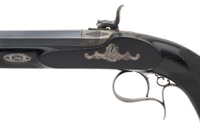 "Beautiful Cased Pair of Precussion Target Pistols by Guyot (72457) " - Image 15 of 24