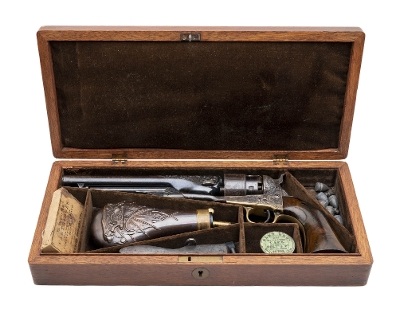 "Cased Factory Engraved Colt 1860 Army (AC524)" - Image 8 of 9