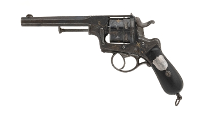 "French Tranter Style Revolver Marked St Remy (AH8106)"