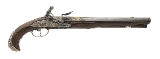 "Exquisite French Gilt Engraved Silver Mounted Flintlock Pistols (AH8059)" - Image 9 of 13