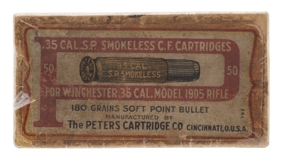 ".35 Self Loading Rifle Collector Ammo (AM479)" - Image 1 of 2