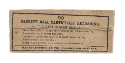 "Carbine Ball ""45-70 Cartridge, Reloading (AM468)" - Image 1 of 1