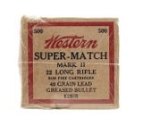 "22LR Super Match MKII 500rds Collectable Ammo (AM231)" - Image 1 of 2