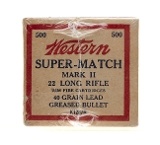 "22LR Super Match 40Gr Western Collectable Ammo (AM230)" - Image 1 of 2