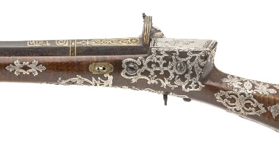 "Very Fine Silver Mounted Ottoman Tufek Rifle (AL7389)" - Image 6 of 8