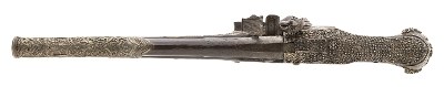"Middle Eastern Flintlock Pistol (AH8159) DTX" - Image 6 of 8