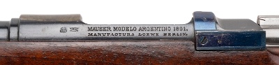 "Argentine Model 1891 Bolt Action Rifle by Loewe – 7.65×53mm (52077)" - Image 5 of 20
