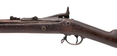 "U.S. Springfield Model 1866 “Second Allin" Conversion, 2-Band Trapdoor – .50-70 (53195)" - Image 4 of 9