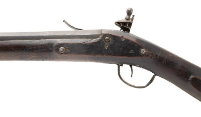 "New England Style Club Butt Flintlock Fowler (AL6987)" - Image 7 of 9